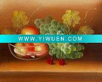 Wholesale art hand painted fruit oil painting on canvas