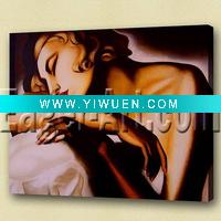 Wholesale Modern stretched tamara oil painting
