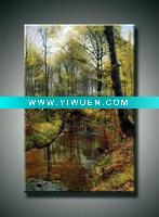 Wholesale handmade landscape painting tree pictures on canvas