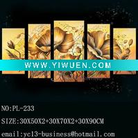 frlower oil painting on canvas