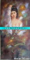 Wholesale angel oil painting,religious painting,people oil painting