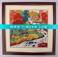 Wholesale Handmade farmer paintings of chinese rural life