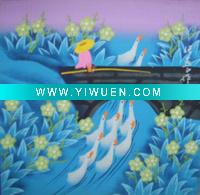 Wholesale Xi'an Hu County peasant paintings (Catch geese)