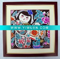 Wholesale Chinese girl painting, childrens painting, kids painting