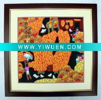 Wholesale Chinese traditional painting, maize harvest painting