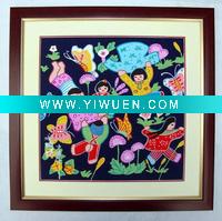 Wholesale Hademade butterfly catch painting, kids painting
