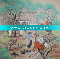 Wholesale peasant paintings for hotel decorative (Farm's Morning)