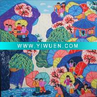 Wholesale Traditional Chinese farmer paintings (Spring outing)