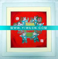 Wholesale Chinese folk-custom painting of colorful Sedan
