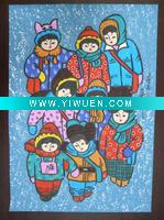 Wholesale Handmade ornament painting of children