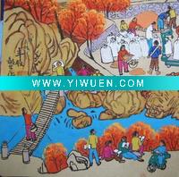 Wholesale huxian county farmers painting (heavy crops)