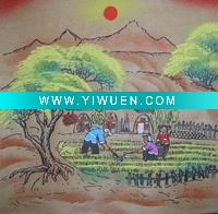 Wholesale peasent painting / farmers painting of huxian county