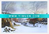 Wholesale China Handpainted water color painting on paper