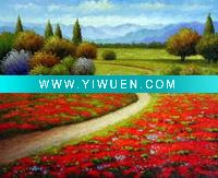 Wholesale landscape printed oil Painting
