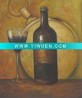 Wholesale PXE022 Handmade Bottle Oil Painting