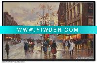Wholesale oil painting Paris street painting