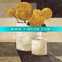 Antique Oil Paintings On Canvas Flowers
