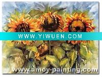 Wholesale Canvas Flower Oil Painting,Sunflower-032