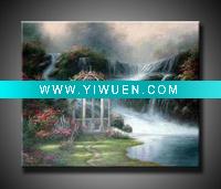 Wholesale waterfall landscape art painting