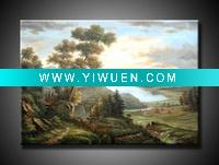 Wholesale Landscape traditional paintings on canvas