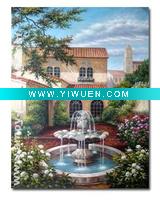 Wholesale Oil Painting Garden Scene Painting,Garden Scene-007