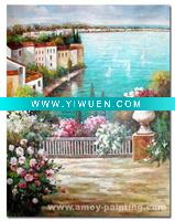Wholesale Garden Scene Oil Painting,Garden Scene-002