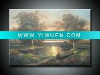 Wholesale Entry Of Night Original Canvas Landscape Oil Painting