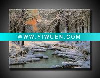 Wholesale Midwinter Chill Original Art Landscape Oil Painting