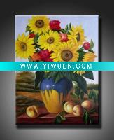 modern decorative beautiful sunflower oil painting on canvas