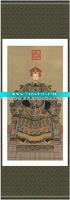 Wholesale emperor silk scroll painting as a gift for friends or elders