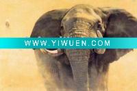 Wholesale handmade animal canvas oil painting(elephant)