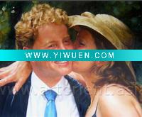 Wholesale Impressionism Couple Portrait Painting oil on canvas