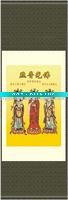 Wholesale Buddhism Western three gods religious silk craft