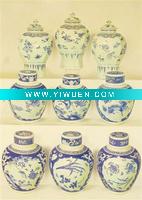 Wholesale still life oil painting,blue and white porcelain