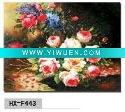 Wholesale printing painting/flower printing painting