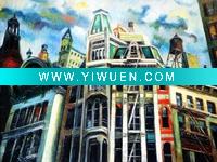 Wholesale buildings&structure oil painting
