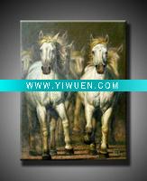Wholesale Realist handmade horse painting on canvas