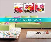Wholesale Group flowers canvas printing