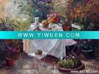 Wholesale handmade scenery,canvas oil painting,scenery oil painting