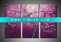 Wholesale chinese style flowers oil painting on canvas