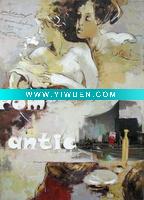 100% Handmade Modern Women Oil Painting