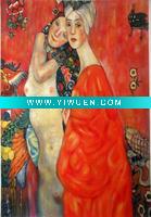 Wholesale Custom Klimt art paintings Abstract oil paintings canvas painting by hands