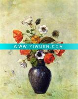 Wholesale impressionist canvas flower oil painting