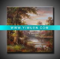 Wholesale Handmade landscape painting watercolor
