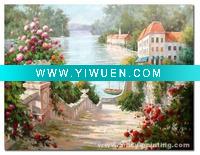 Wholesale Garden Scene Oil Painting,Garden Scene-003