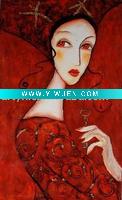 handmade modern decorative portrait oil painting(girl)