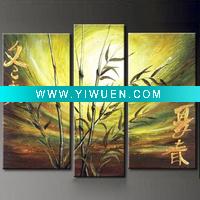 Wholesale 100% handmade abstract calligraphy oil painting