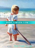 Wholesale handmade impressionist painting beach