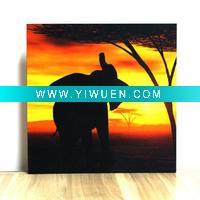 Wholesale wild elephant art painting