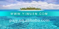 Wholesale 30x60cm island seascape glass painting for house decoration